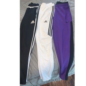 Adidas and Nike joggers